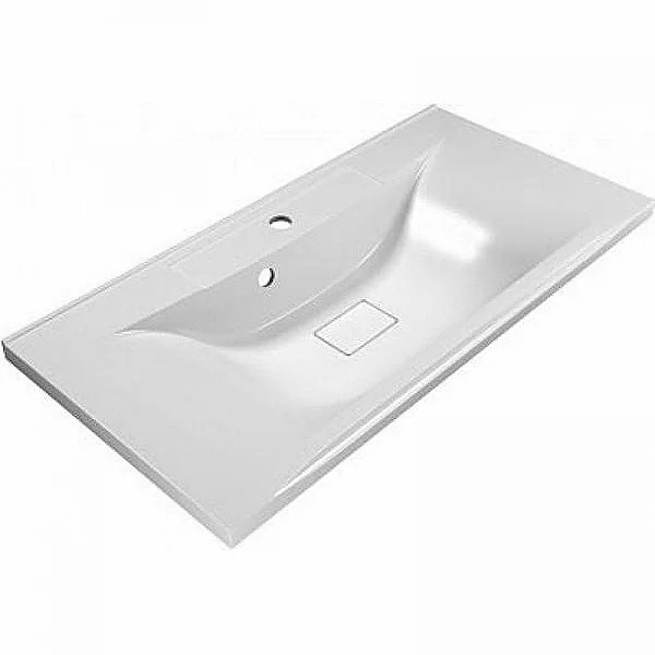 Раковина из литьевого мрамора, 900x450x150, BB900/450-LV-MR-PR BelBagno