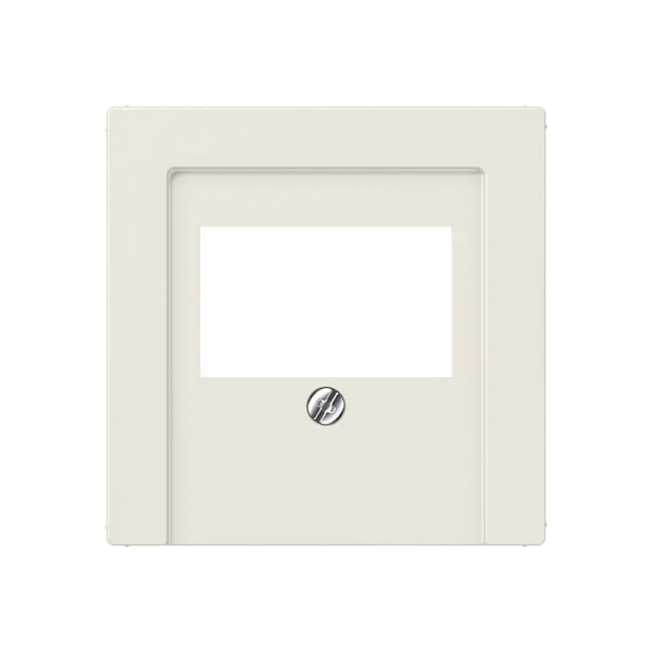 Крышка для ТАЕ и USB розеток, фиксация винтом; термопласт; слоновая кость; A500
