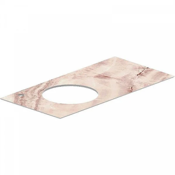 Kerama Marazzi CO2.VT278/97 Спец. изделие декоративное CONO Onice розовый с отверстием под смеситель