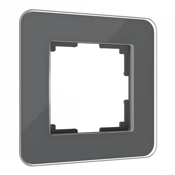 W0012440/ Рамка на 1 пост Elite (графит, стекло)