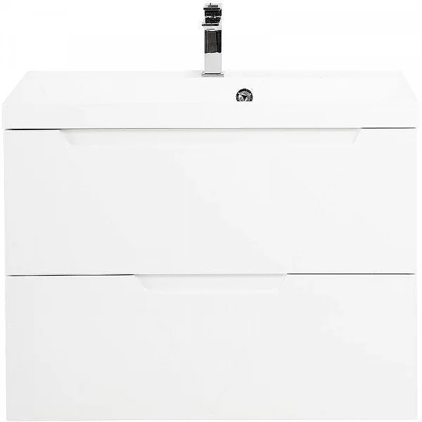 VITTORIA База под раковину подвесная с 2 выкатными ящиками, Bianco Lucido, 900x450x570, VITTORIA-900
