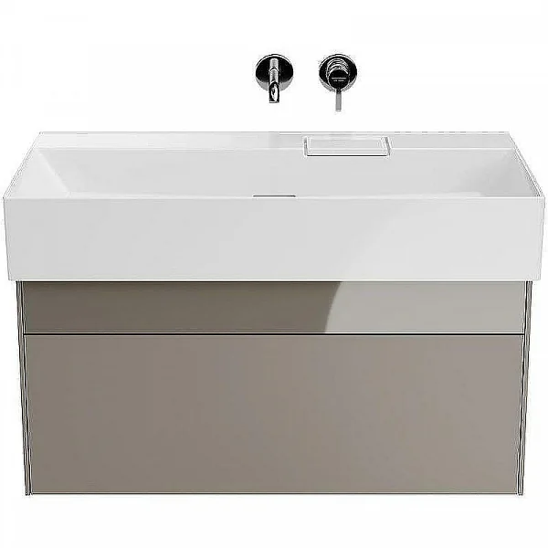 Kerama Marazzi LOG.90.2/SAN Тумба LOGICA подвесная 2 ящика 90 см, песчаный