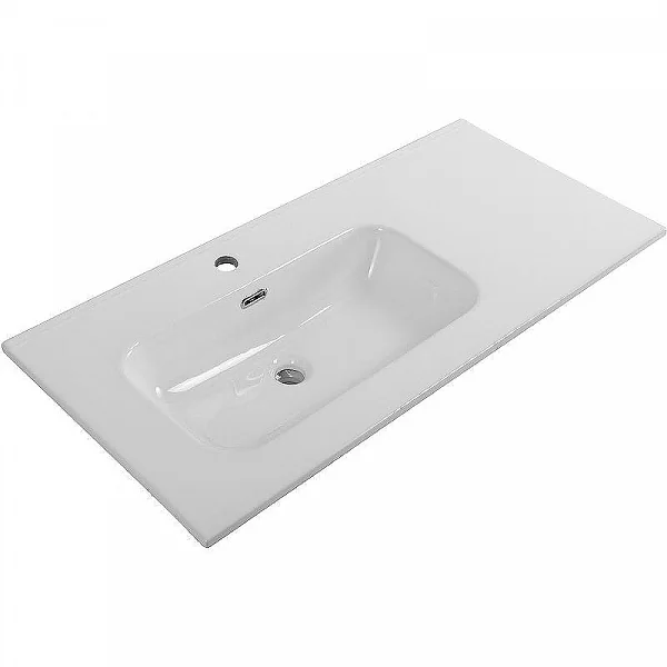 Керамическая раковина, чаша слева, BB1000ETL-L, 1010x460x175 BelBagno