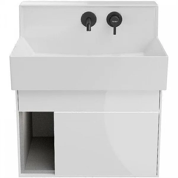 Kerama Marazzi LO.M.65/WHT Тумба LOGICA M подвесная 2 выдвижных ящика 65, белоснежный