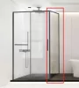 Боковая панель Vincea Slim-N VSG-5SN900CLGM 90x195 см, профиль вороненая сталь/стекло прозрачное