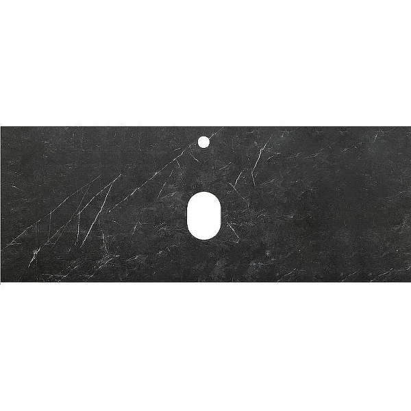 Столешница из керамогранита 1204x462 KEP-120-MNO Marmo Nero Opaco BelBagno