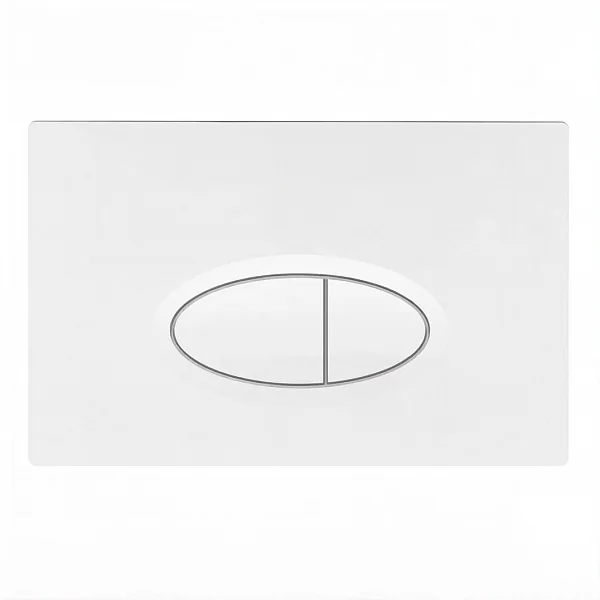 Кнопка смыва BB052BL, белая глянцевая BelBagno