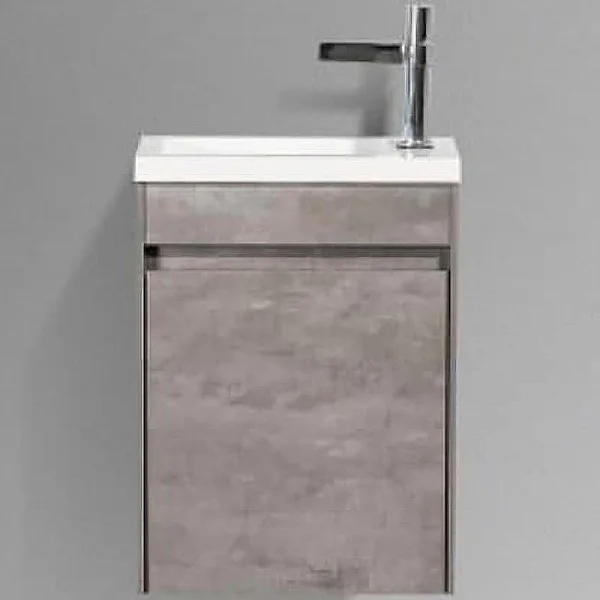 PIETRA MINI База под раковину подвесная, левостороннее исполнение PIETRA MINI-460-1A-SO-SCM-L, Stucc