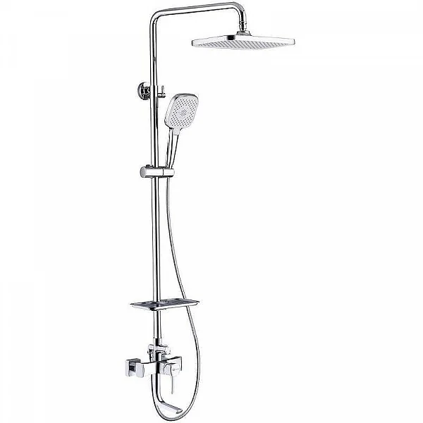 Смеситель Lemark Evitta LM0562C для ванны и душа с регулируемой штангой