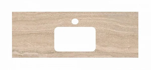 Kerama Marazzi PL2.SG560400R/120 Спец. изделие для раковин, встраиваемых сверху, 120 см Риальто песо