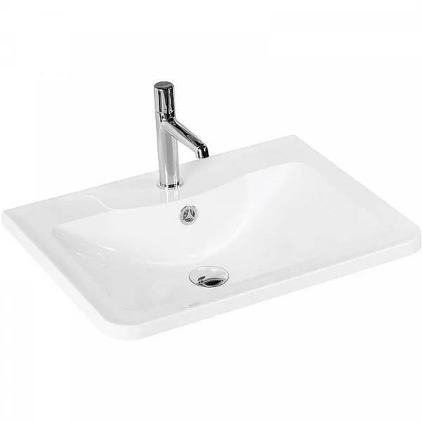 Раковина из литьевого мрамора, 700х455х145, BB700/455-LV-MR-ALR BelBagno