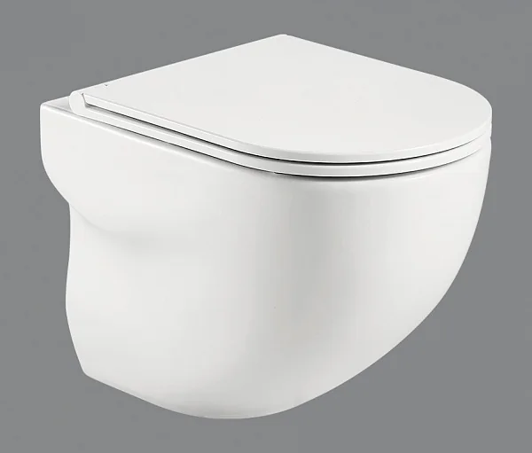 ONDA Чаша унитаза подвесного безободкового, P-trap BB066CHR
