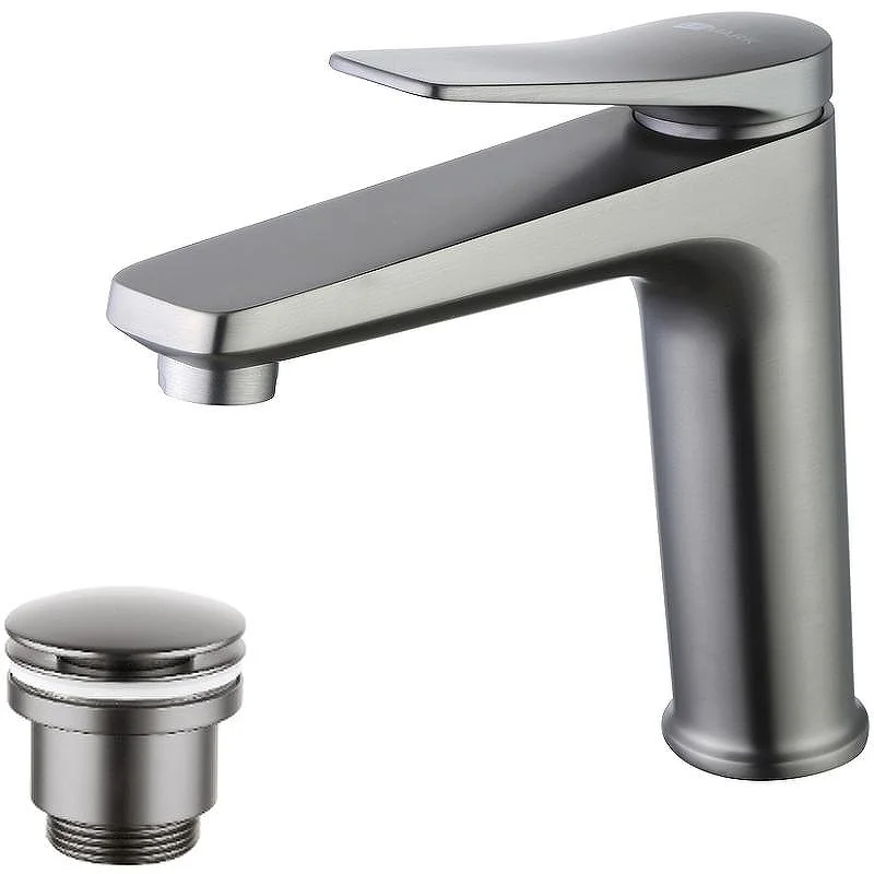 Смеситель Lemark Bronx LM3737GM для раковины монолитный средний