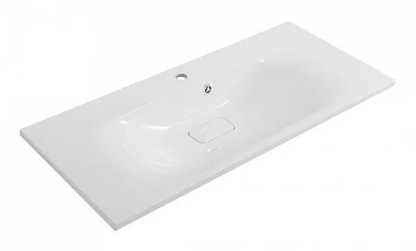 Раковина из литьевого мрамора, 1000x450x142, BB1000/450-LV-MR-FT BelBagno