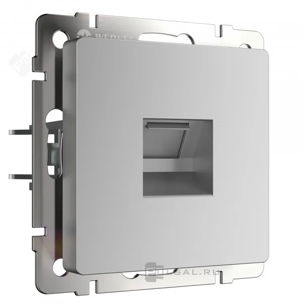 W1181006/ Розетка Ethernet RJ-45 (серебряный)
