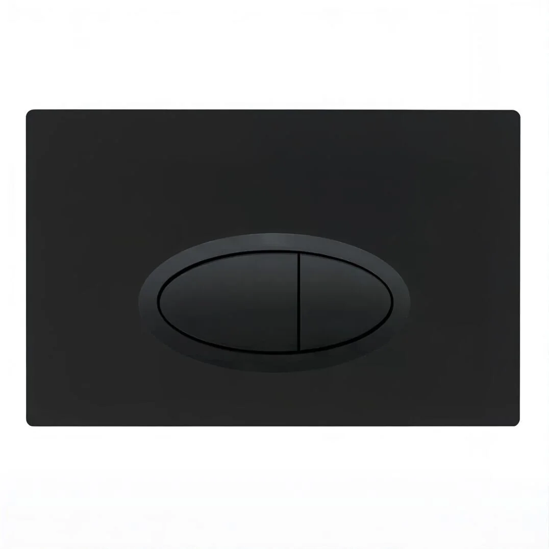 Кнопка смыва BB054NERO, чёрная матовая BelBagno