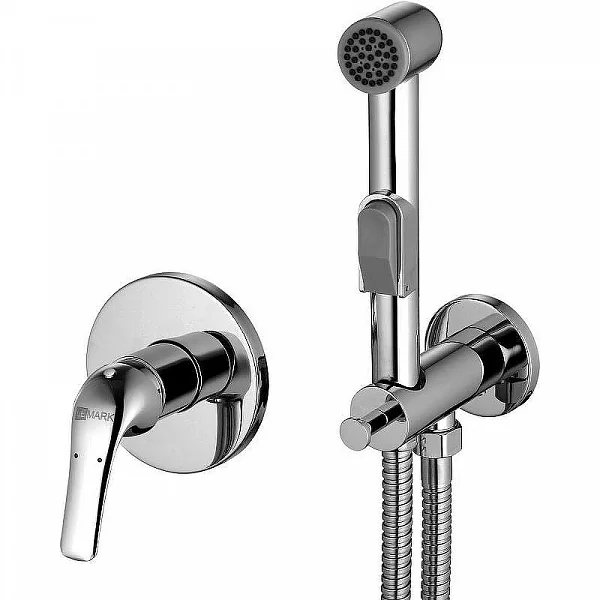 Смеситель Lemark Plus Advance LM1219C с гигиеническим душем, встраиваемый