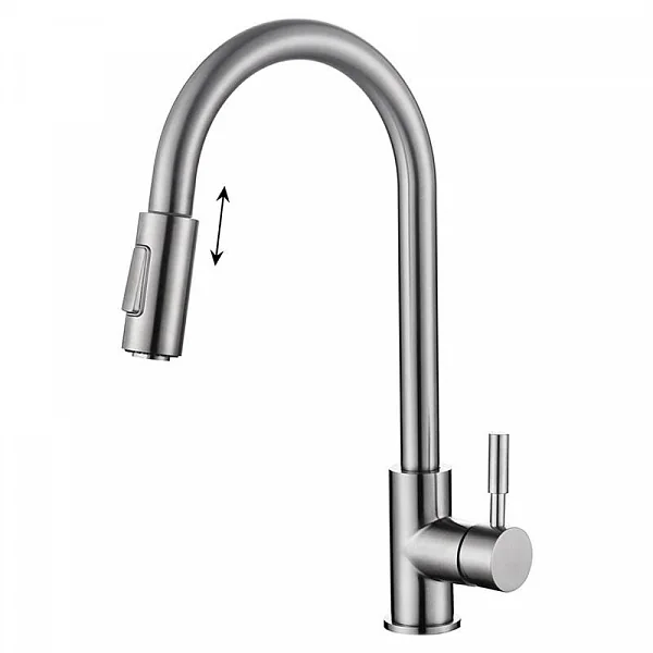 Смеситель для кухни, нержавеющая сталь BB-LAM31A-IN BelBagno