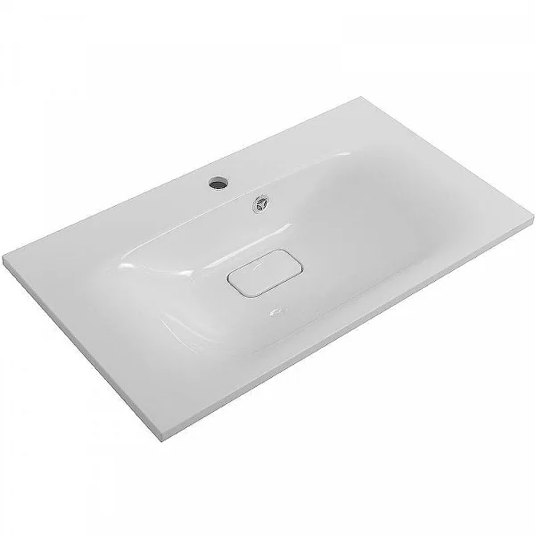 Раковина из литьевого мрамора, 800x450x142, BB800/450-LV-MR-FT BelBagno