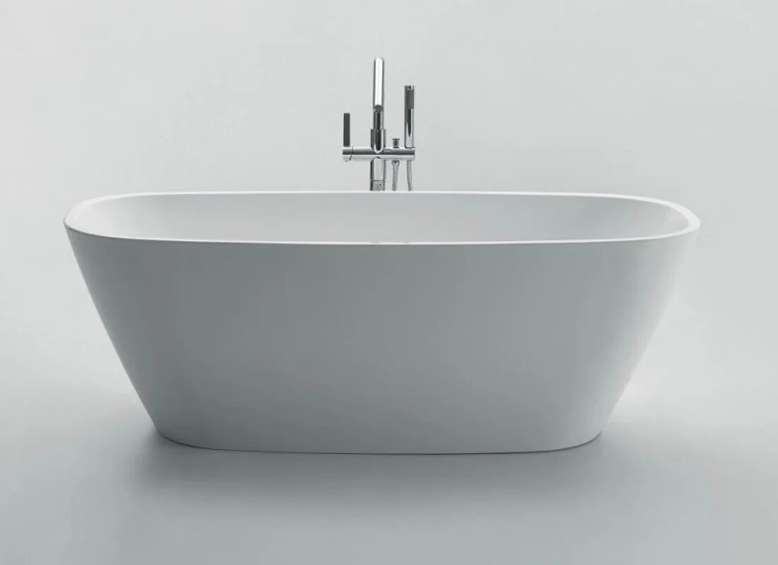 Акриловая ванна без перелива BELBAGNO BB72-1500-W0, 1500x760x600