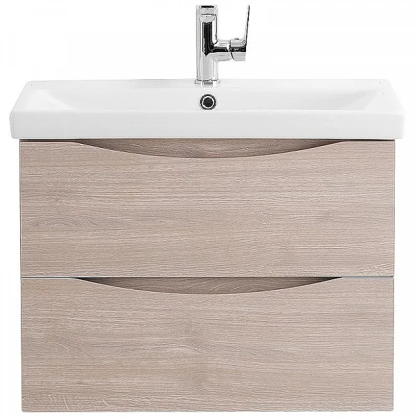 MARINO-CER База под раковину подвесная с двумя выкатными ящиками, Rovere Grigio, 564x440x500, MARINO