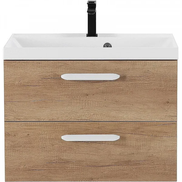 AURORA База под раковину подвесная с 2 выкатными ящ, Rovere Nebrasca Nature, 800x450x500 BelBagno