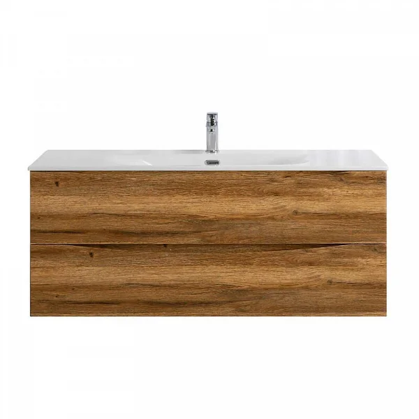 MARINO-CER-N База под раковину подвесная с двумя выкатными ящиками, Rovere Rustico, 1196x460x500, MA