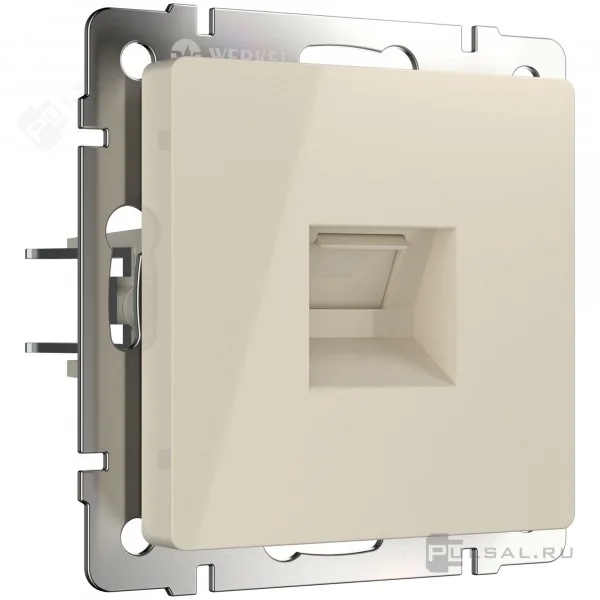 W1182003/ Телефонная розетка RJ-11 (слоновая кость)