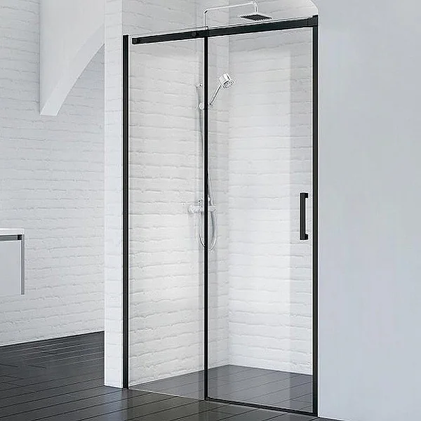 ACQUA-BF-1-140-C-NERO Душевая дверь BelBagno