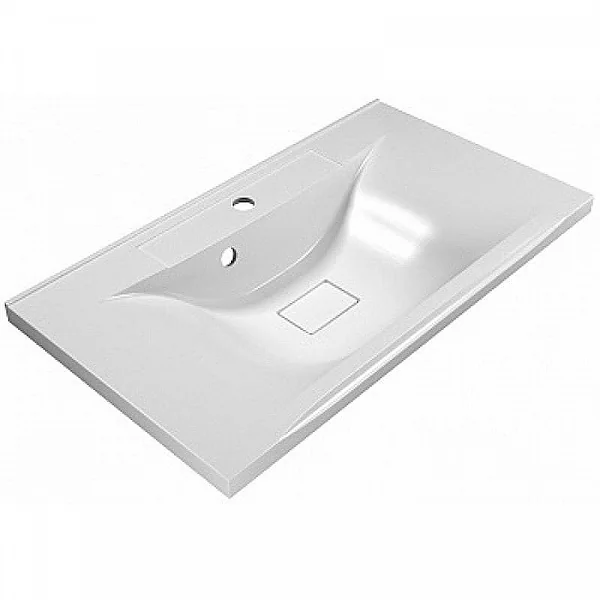 Раковина из литьевого мрамора, 800x450x150, BB800/450-LV-MR-PR BelBagno