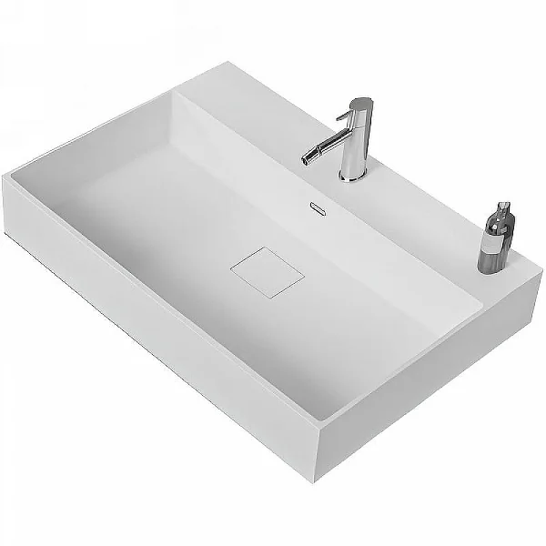 CEZARES Раковина из искусственного мрамора, 50313 Bianco opaco, 71x45x11,5