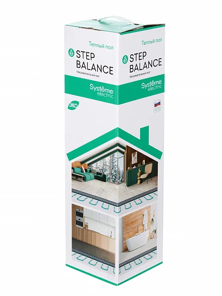 STEP BALANCE Мат нагревательный (теплый пол) SBM150050, 150 Вт/м2, 750 Вт, 5 м2