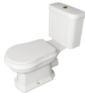 KERASAN Retro Унитаз моноблок слив в стену, цвет белый