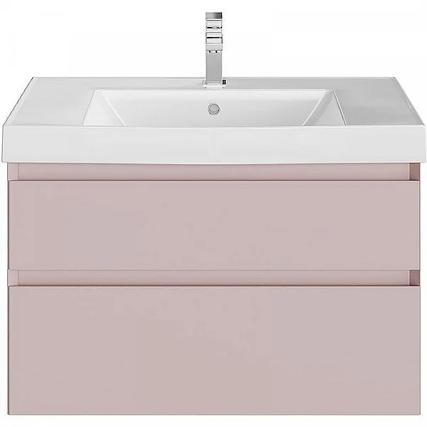 Kerama Marazzi CUB.80.2/MAL Тумба CUBO подвесная с ящиками 80, мальва матовая