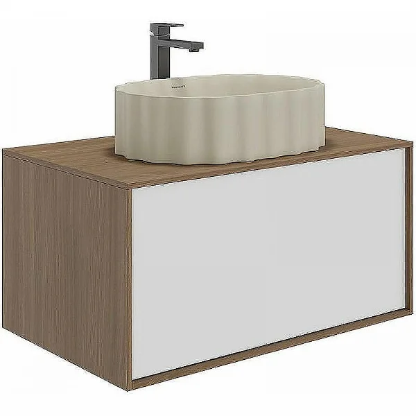 Kerama Marazzi AT.80/WHT.M Тумба ATOLLO 80 см 1 ящик без ножек, белая матовая