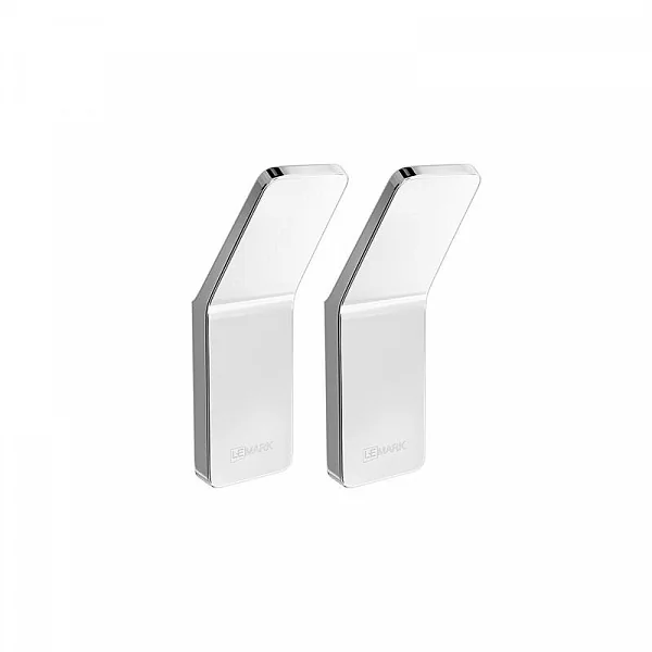 Крючок одинарный Lemark SMOOTH LINE для полотенец и халатов, хром