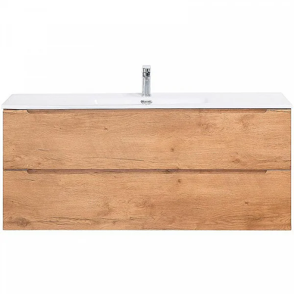 ETNA База под раковину подвесная с двумя выкатными ящиками, с доводчиками, Rovere Nature, 1200x460x5