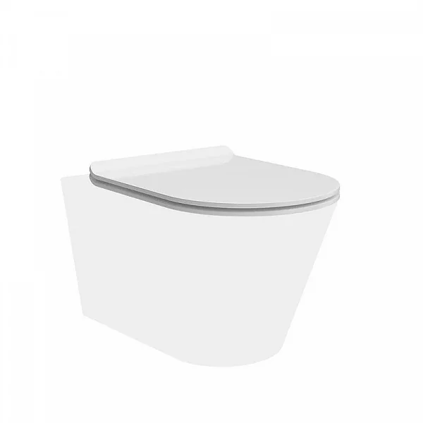 Kerama Marazzi KMDP.seat.00/WHT Сиденье для унитаза универсальное с комплектом крепежей, белое глянц