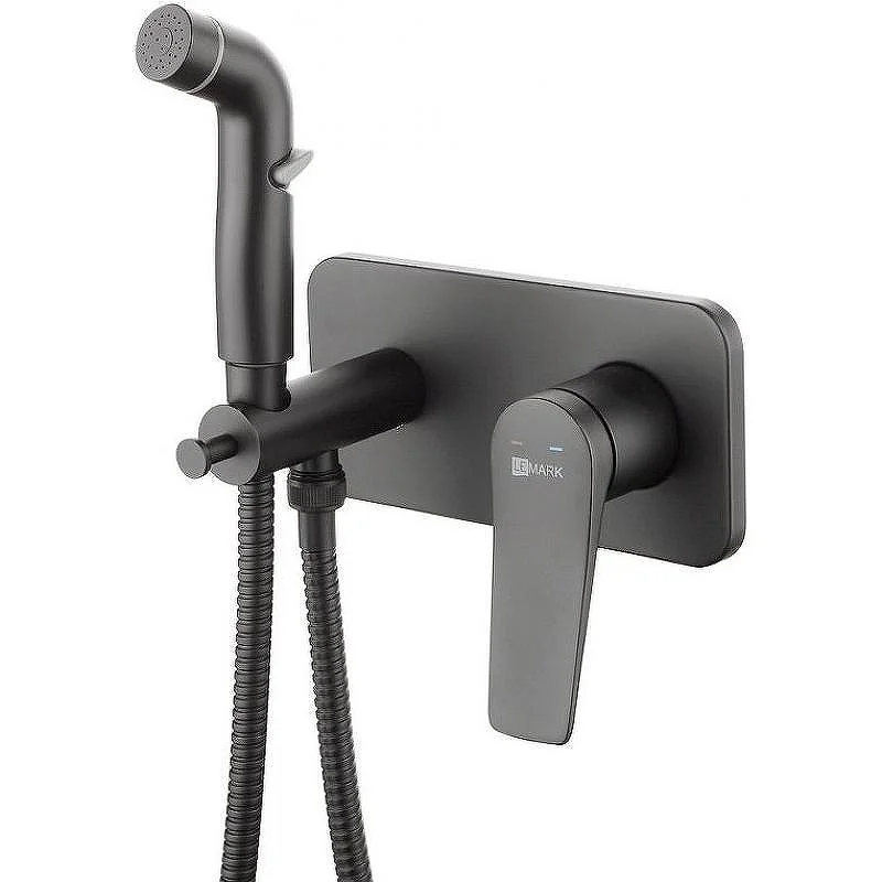 Смеситель Lemark Bronx LM3720BL с гигиеническим душем встраиваемый