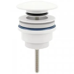 Донный клапан для раковины универсальный Kern A-2091-WHITE