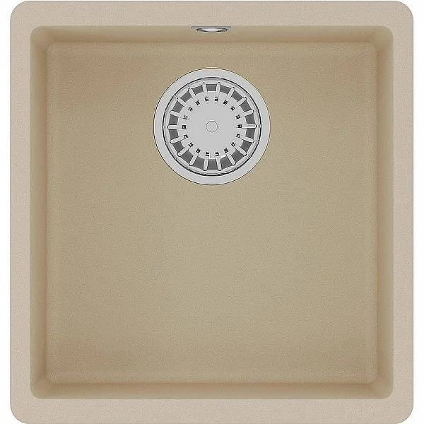 9910062 Кухонная мойка Lemark SINARA 400-U подстольного монтажа из кварцгранита цвет: Бежевый