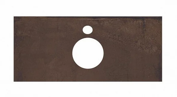 Kerama Marazzi PL1.DD571300R/100 Спец. изделие для накладных раковин 100 см Про Феррум коричневый