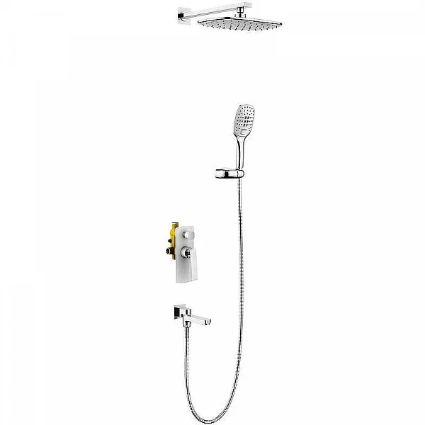 Душевая система встроенная Timo Helmi SX-4099/00-16SM хром-белый