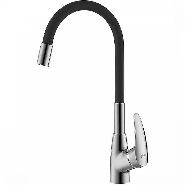 Смеситель Lemark Linara LM0415C Black для кухни с гибким изливом