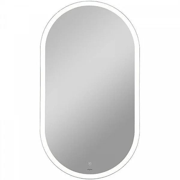 Зеркало Reflection Almond овальное с LED подсветкой, сенсором, диммируемое 550х1000