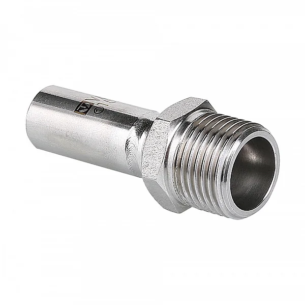 Вставка резьбовая с наружной резьбой из нержавеющей стали 18х1/2" Valtec