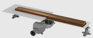 Душевой лоток Premium Linear 80см, нерж.сталь BRUSHED BRONZE