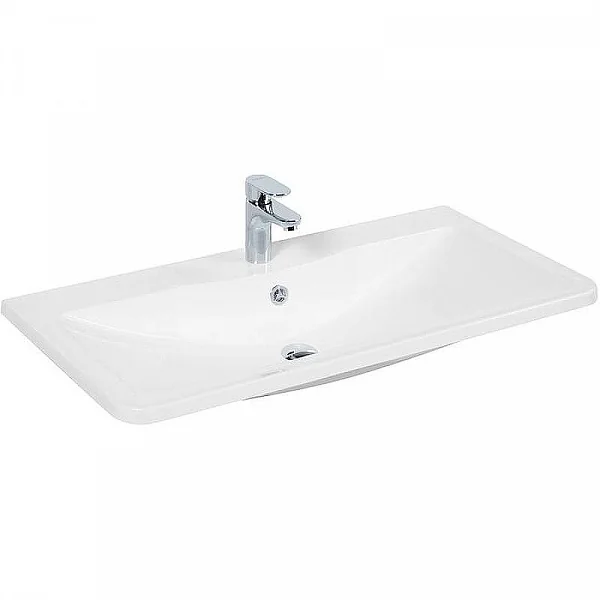 Раковина из литьевого мрамора, 1000х455х145, BB1000/455-LV-MR-ALR BelBagno