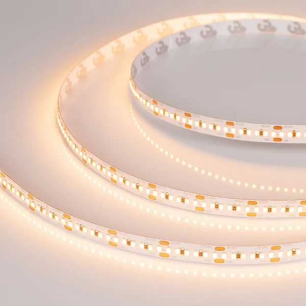 Светодиодная лента MICROLED-M300-8mm 24V Warm2700 (8 W/m, IP20, 2216, 5m) (Arlight, Открытый) 023560