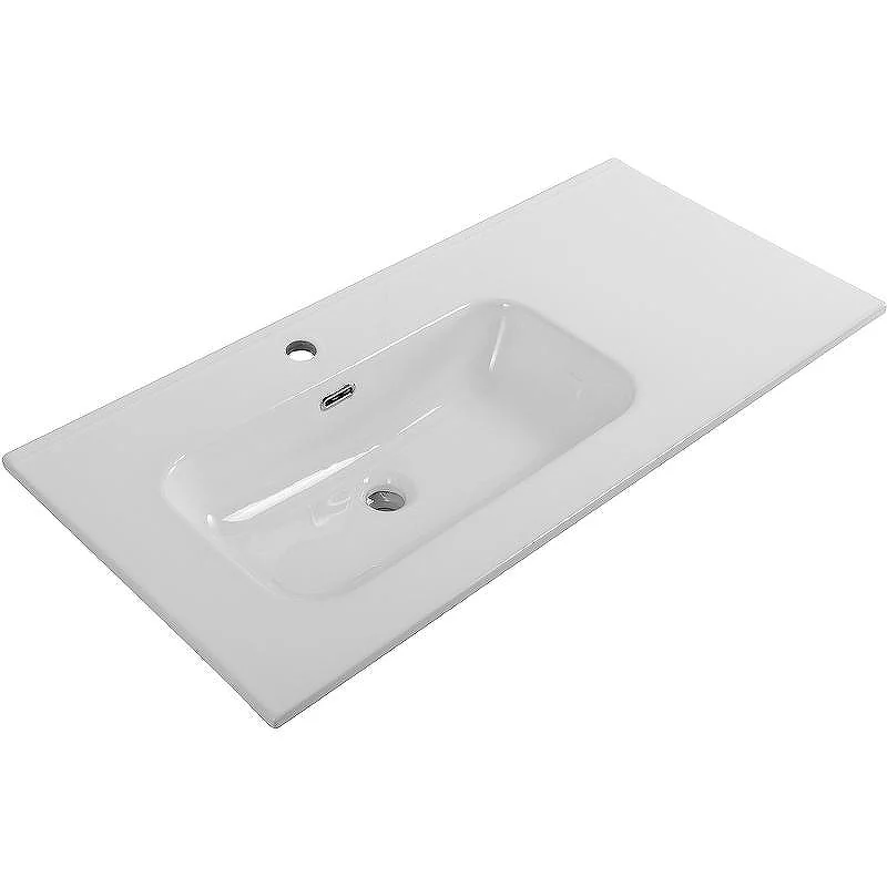 Керамическая раковина, чаша слева, BB1000ETL-L, 1010x460x175 BelBagno